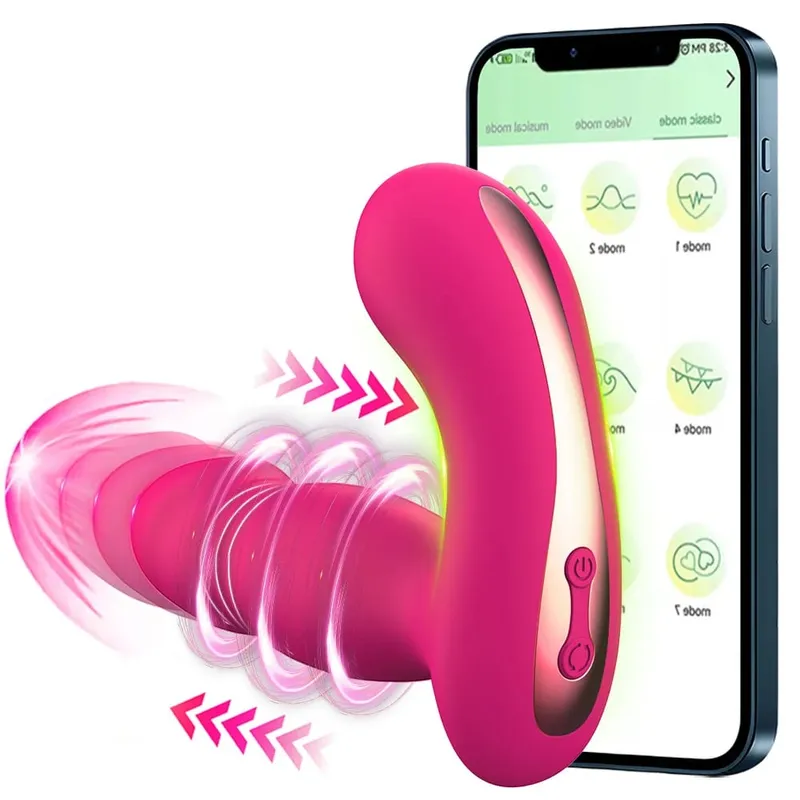 Thrusting Dildo Upgraded Sex Toy 9 Frequency Vibrating G Spot Clit Nipple Wearable Vibrator Adult Sex Toys for Female Couple — image 9