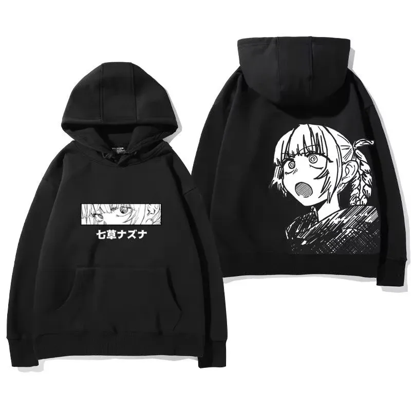 2026 Hot Sale Japanese Anime Call of The Night Nazuna Nanakusa Hoodie Y2K Men Women Harajuku Sweatshirt loose Cozy and Versatile — image 25