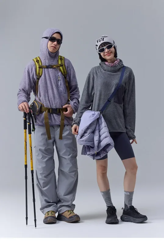 Unisex THERMOLITE® All Season Thermal Hoodie 190g Ultralight Breathable Fleece Mid Layer with Thumbholes & Zip Pocket — image 3
