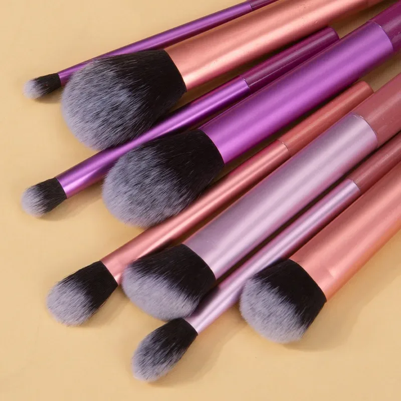 Makeup Brush Kit Soft 8pcs Synthetic Hair Make Up Brushes Foundation Blush Eyeshadow Cosmetic Makeup Tools — image 6