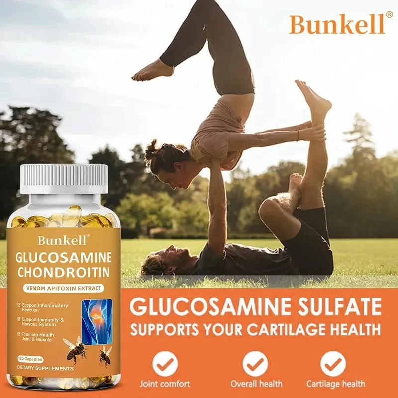 Glucosamine Chondroitin MSM 120 Capsules for Joint and Knee Health Immune System Non-GMO Gluten-Free — image 4