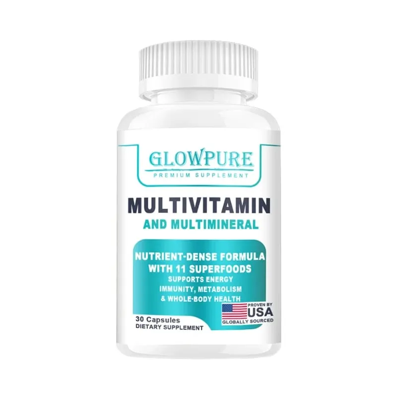 Organic Multivitamin for Women - Whole Food with B-Complex Vitamin C D3 & K2 for Immunity Stress Hair Skin & Nails