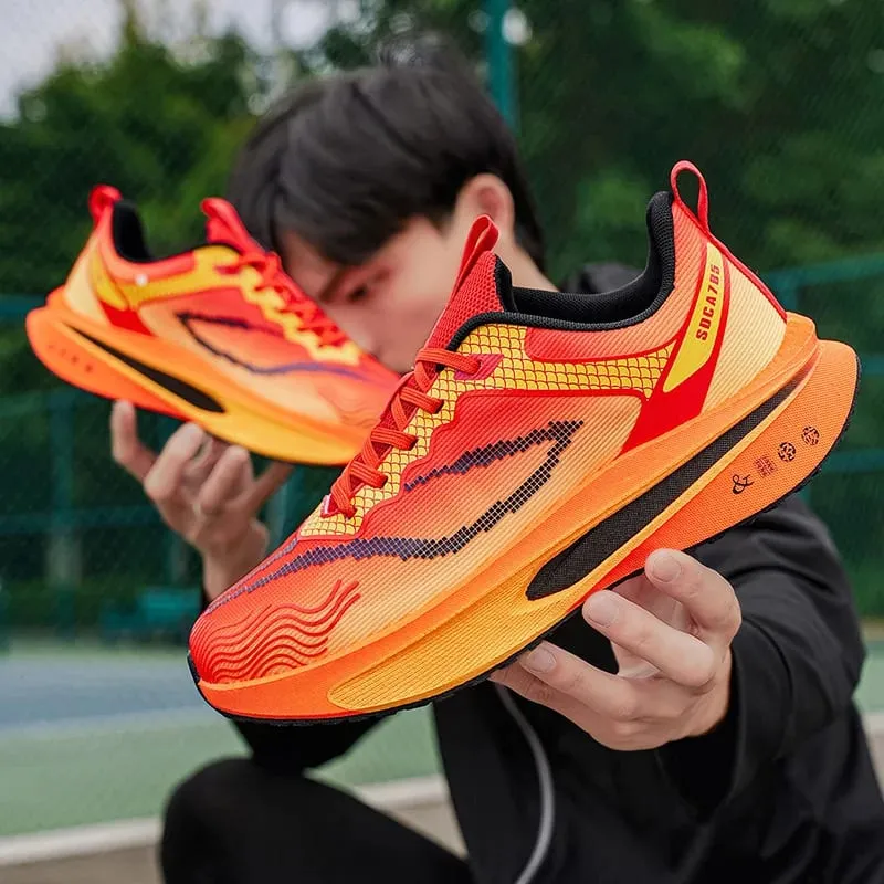 Marathon Men Sports Speciality Running Shoes Carbon Board Breathable Lightweight Women's Comfortable Athletic Nonskid Sneakers — image 5