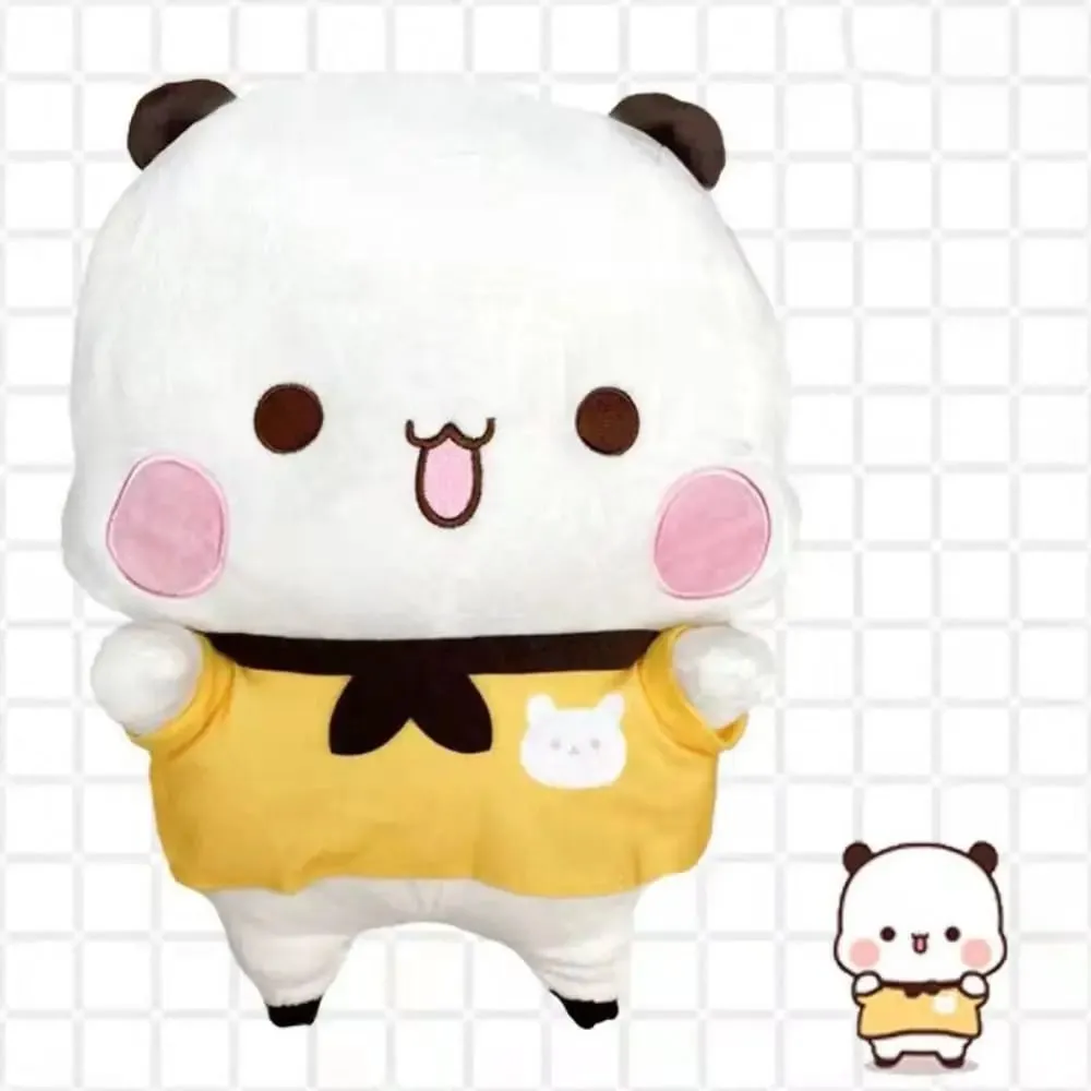 Bubu and Dudu Panda Plush Cute Cartoon Stuffed Soft Pillow Toy Wedding Handmade Ornament Panda Bear Doll Children's Day — image 7