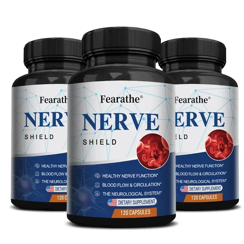 Nerve Support Supplement - B Vitamins Supports Nerve & Brain Function Neurotransmitters Blood Circulation & Joint Health — image 9