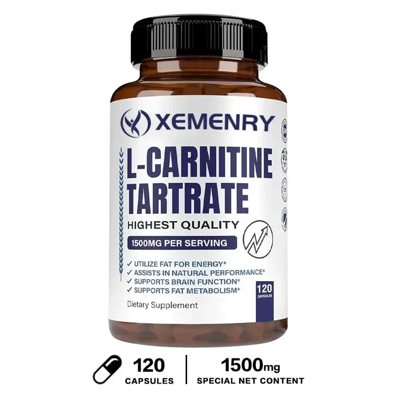 Kapsul Premium L-Carnitine Tartrate 1500 mg - Pengeluaran Tenaga Semulajadi Menyokong Metabolisme — image 9