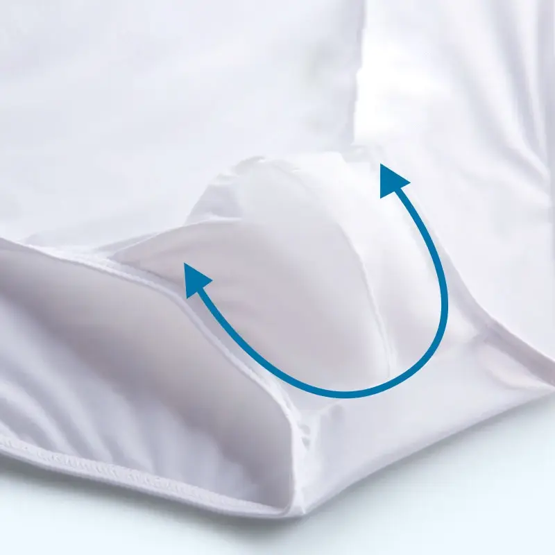 2 stücke Big Pouch Nylon Männer Unterwäsche Slips Eis Seide Männlichen Nahtlose Unterhosen Low-Taille Dünne Höschen Plus größe — image 11