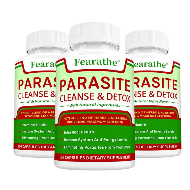 Parasite Cleanse & Detox Capsules - Promote Intestinal Cleansing and Detoxification Relieve Constipation Supplements — image 10