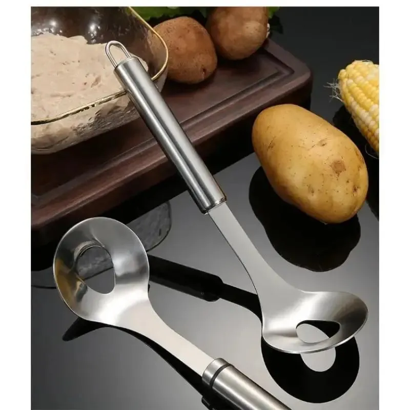 Meatball Maker Spoon Meat Baller with Elliptical Leakage Hole Stainless Steel Meat Ball Mold Kitchen Gadget Meat Tools Non-Stick — image 2