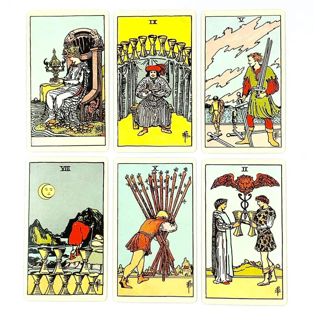 Russian Edition Tarot Cards Fate Divination Edition Playing Games With Guidebook For Beginners Entertainment Gathering Game Tool — image 5