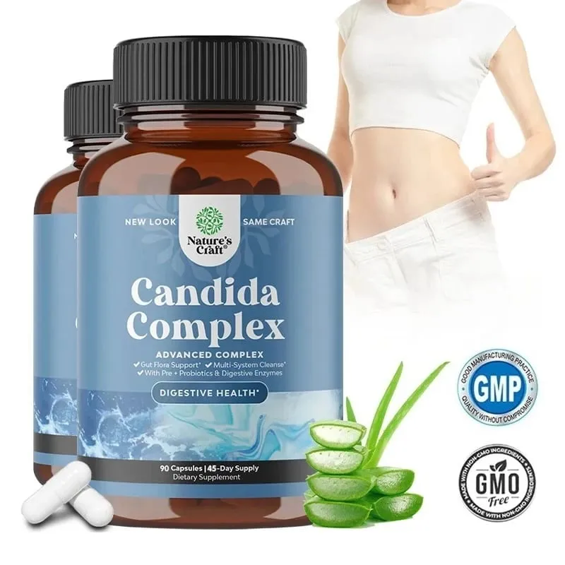 Complexo Candida - Probióticos e Enzimas Digestivas Ingredientes Naturais para Apoiar a Saúde Digestiva e o Equilíbrio da Flora Intestinal — image 3