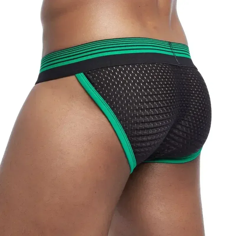 Sexy Man's Underwear Briefs Underpants Nylon Mesh Men's Briefs Bikini Underwear Men's Boxer Briefs Nylon Mesh Bikini — image 7