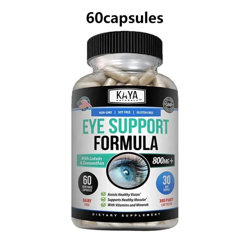 Eye Support Capsules Lutein Bilberry - Improve Vision Health Macula Healthy Macula Blue Light & Eye Fatigue Relief — image 10