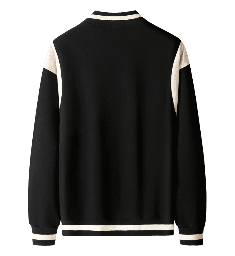 Cotton baseball jacket, outerwear, cardigan customization, printable embroidered logo, autumn and winter adult casual workwear — image 4