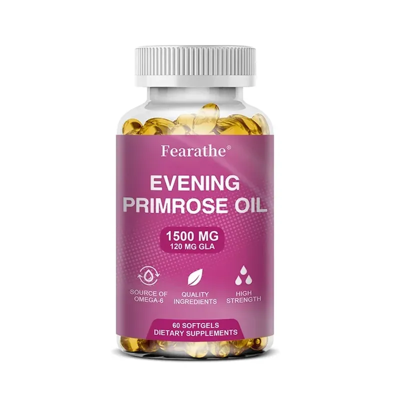 Capsule naturali di olio di enotera Antiossidante per il rafforzamento delle ossa, adatto alle donne per migliorare la salute endocrina — image 8