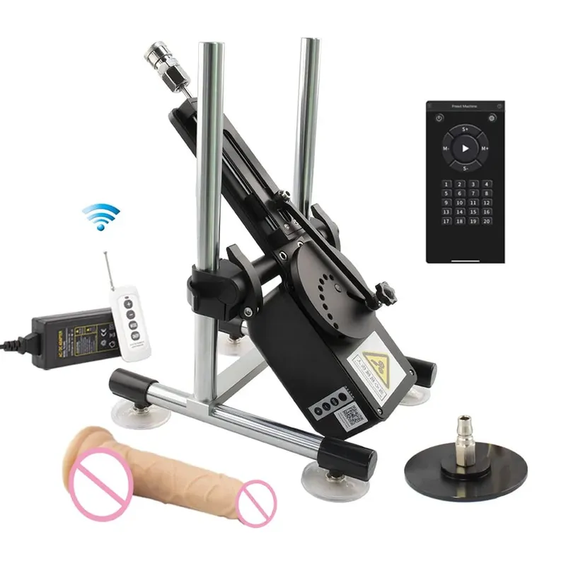 70W Sex Machine With Dildo Attachments Vibrator Sex Toys for Couples Adult Men Women Vagina Female Masturbation Sextoy