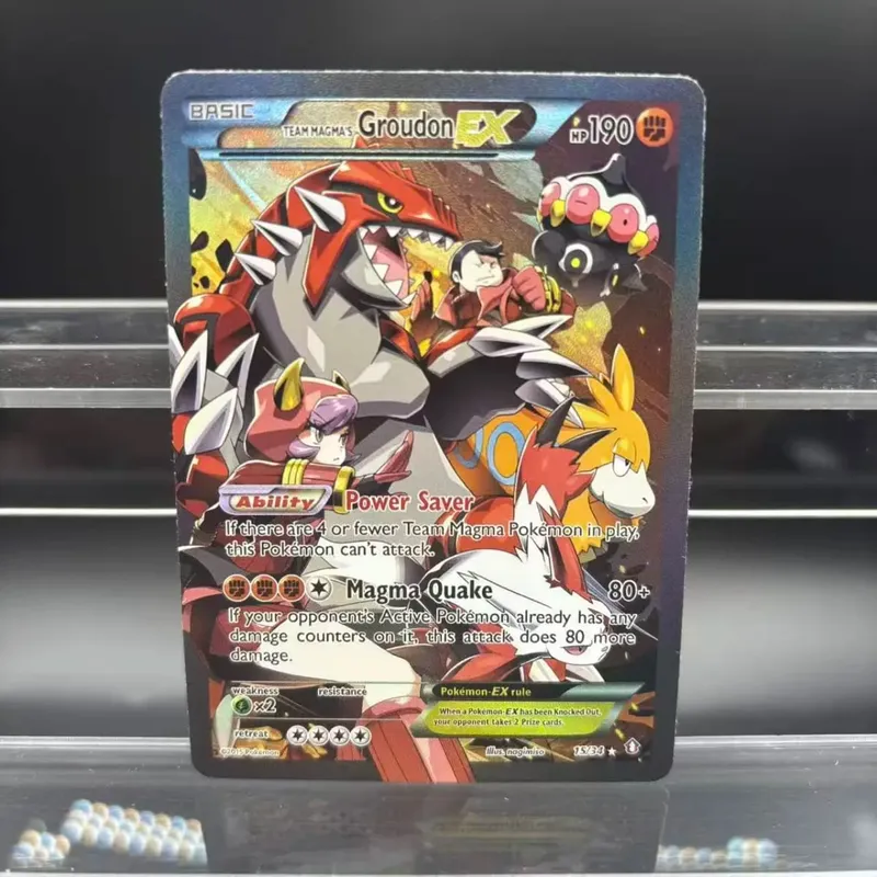 DIY Collection Cards Psyduck Salamence Crobat Mewtwo ex EN Self Made Single Card Classic Game Anime Card Gift Toy — image 14