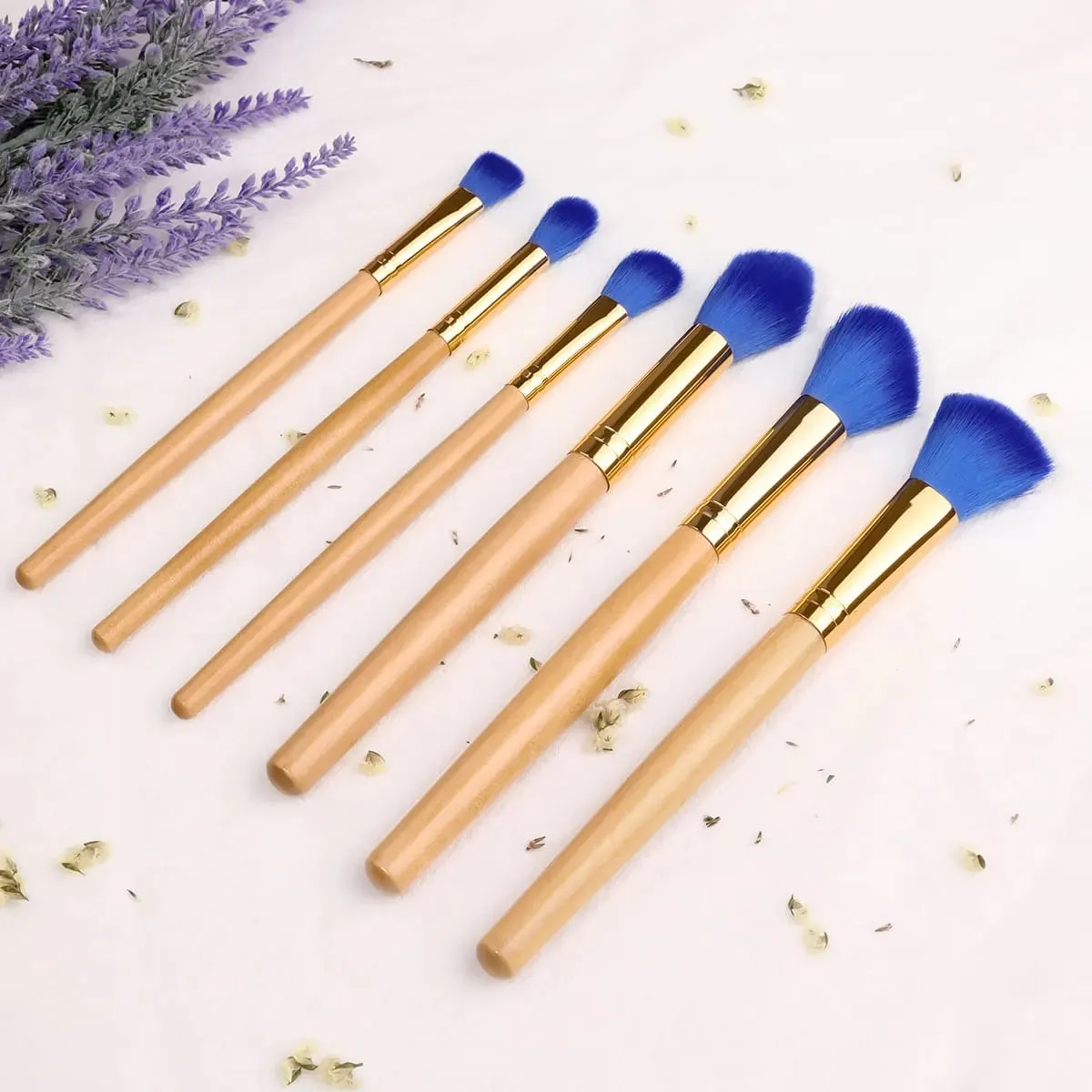 6pcs Makeup Brushes Set for Women Cosmetic Concealer Eyelashes Blush Loose Powder Eyeshadow Soft Fluffy Blending Beauty Tools — image 6