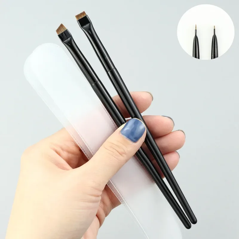 20pcs Eyebrow Brush Private Label Eyelash Comb Makeup Brushes Dual Ended Angled Spoolie 2 in 1 Lash Eyebrow Brush Bulk — image 12