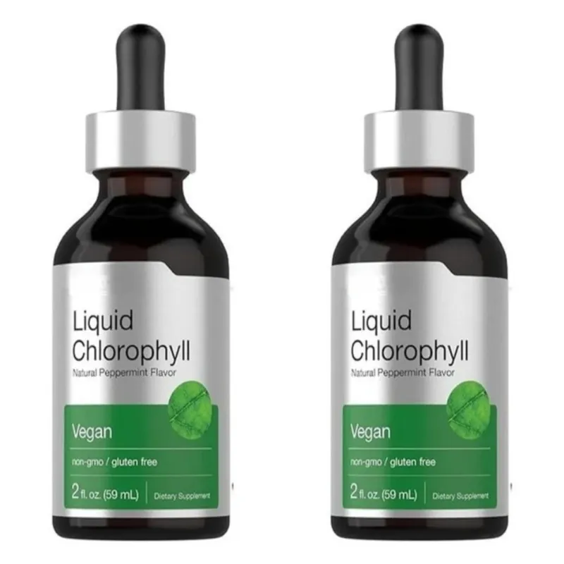 Chlorophyll Liquid Drops Mint Flavor 59ml with Herbal Plant Extract Natural Dietary Supplement Mix with Water for Consumption — image 8