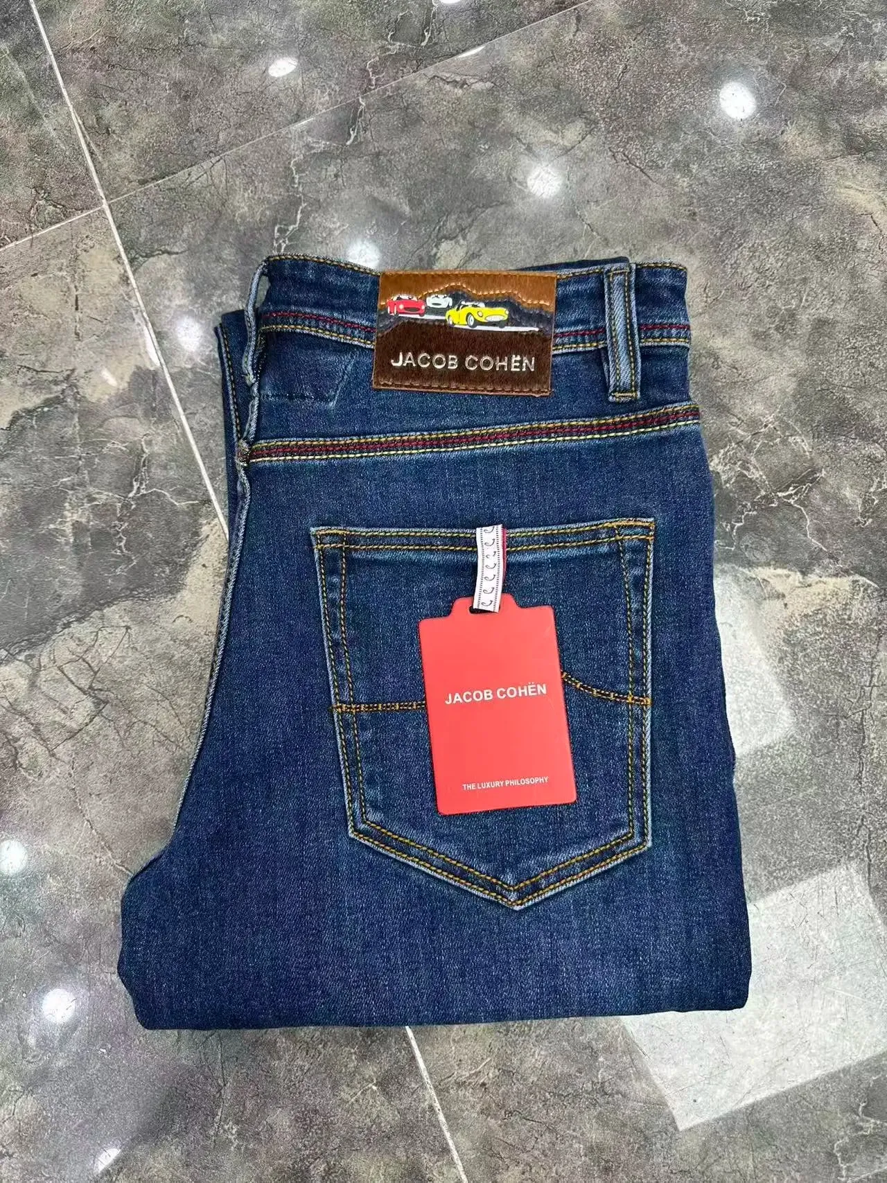 Jeans Thick Cotton Men 2026 Autumn Winter new elasticity comfortable fashion quality straight Big size 29-40 long Pants — image 3