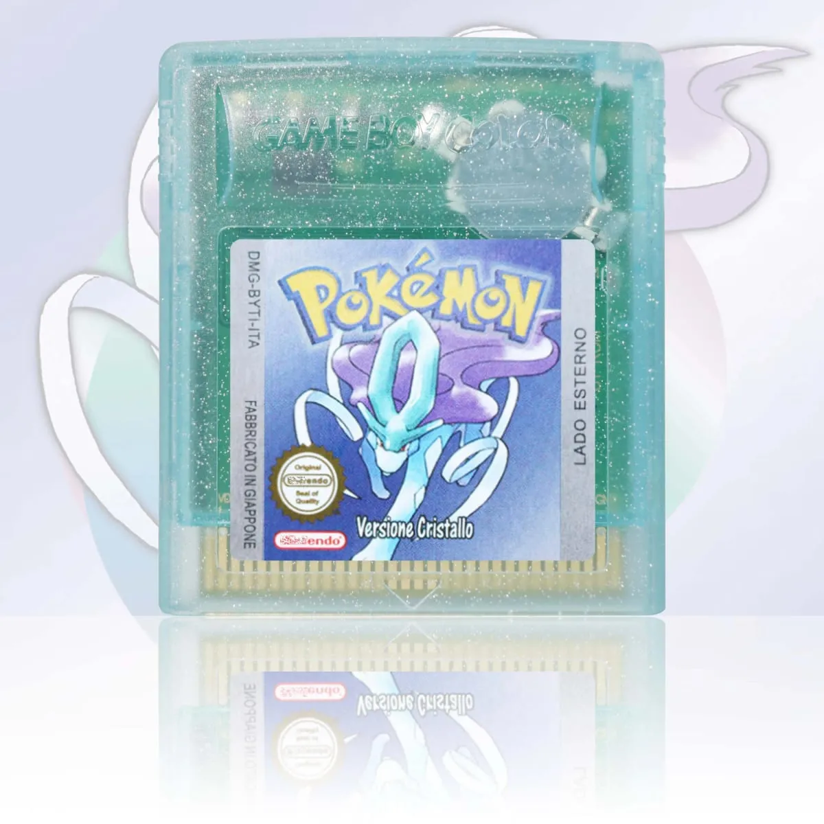 GBA/GBC ITA Version Pokemon Rubino/Zaffiro/Smeraldo/Cristallo/Verde Game Cartridge Video Game Card High Quality with Battery — image 4