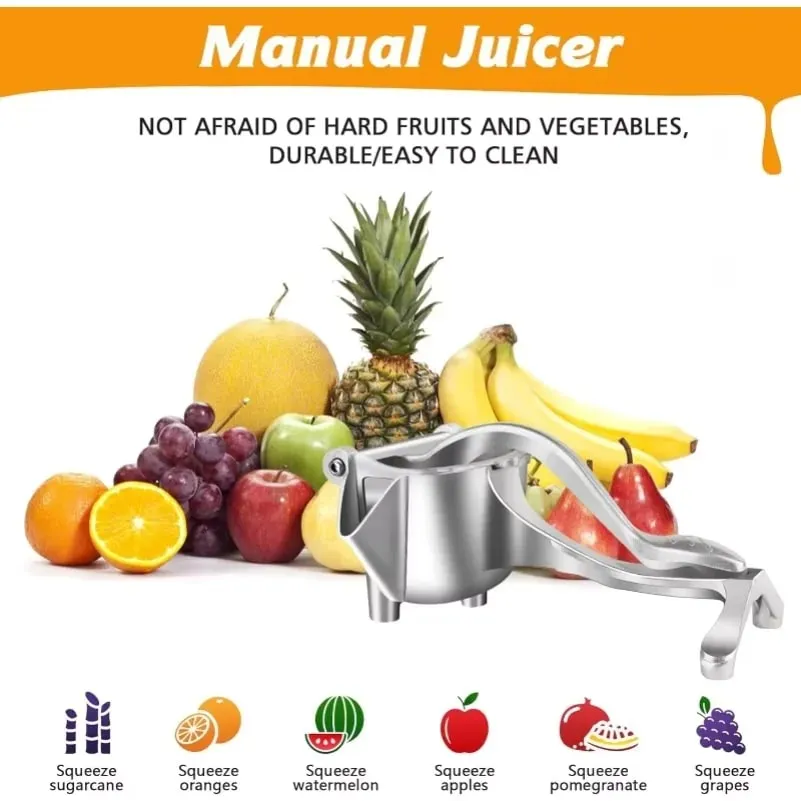Manual Juicer Fruit Juice Squeezer Detachable Heavy Duty Citrus Squeezer Extractor Tool Premium Quality Metal Alloy Squeezer — image 4