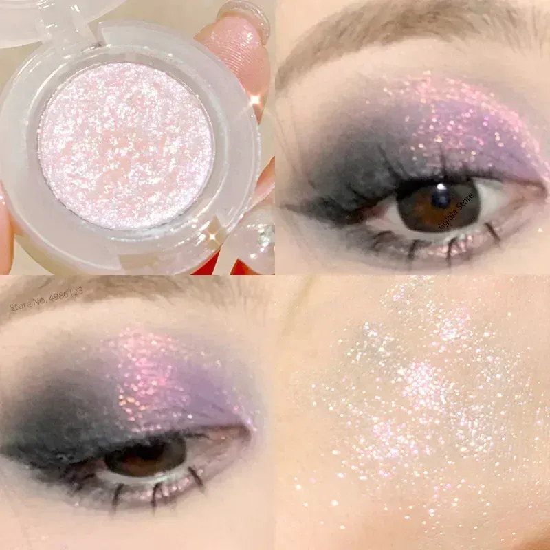Diamond Glitter Monochrome Eyeshadow Palette Sequins Pearlescent Highlighter Powder Makeup Brighten Shiny Eyes Makeup Cosmetics — image 6