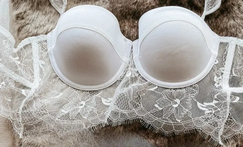 セクシーな Women Chic Lace Lingerie 2‑Pcs Set Soft Underwire Deep U‑Back Thin Cup Push‑Up Summer Breathable Intimate Underwear S-XL — image 8