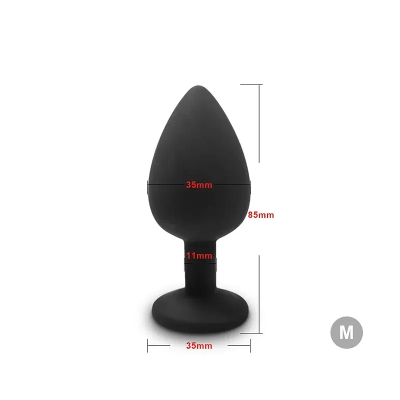 Anal Toy Soft Silicone Anal Plug Mini Bullet Vibrator Butt Plug Men Women Gay Couples Anal Prostate Stimulator Sex Toy for Adult — image 8