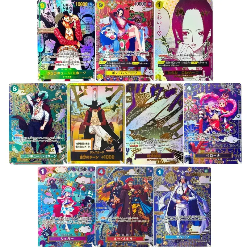 (EN/JP) ONE PIECE GAME Card Monkey D Luffy OP05-119 Manga SP Gold/Silver High Quality Textured Flagship Proxy Cards — image 14