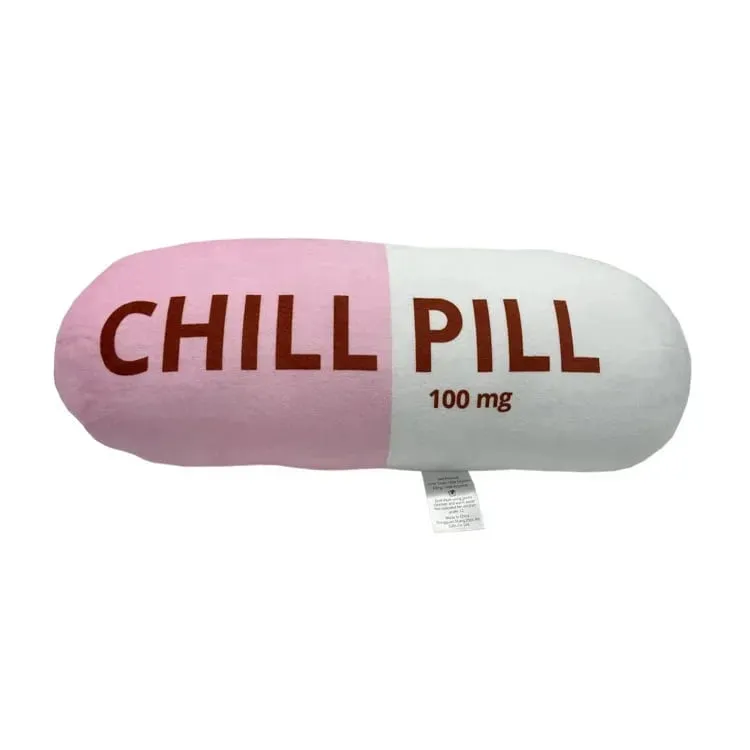 Funny Chill Pill Plush Pillow Cute Cartoon Stuffed Plushie Soft Sofa Cushion Hugging Doll Nap Sleep Pillow Birthday Gift — image 12
