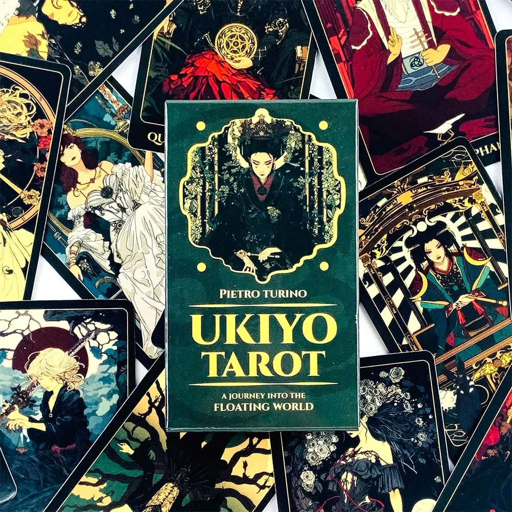 Ukiyo Tarot Cards 78 Card Fortune Telling Divination Tarot Cards Board Game Perfect for Cultural Exploration & Art Collection — image 3
