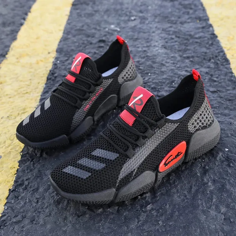 Men's Casual Sneakers Breathable Comfortable Walking Shoe Lace-up and Anti-slip Athletic Jogging Tennis Shoe Large Size 39-44 — image 3