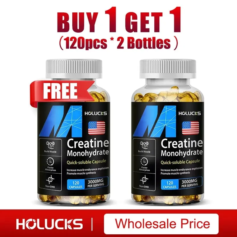 Creatine Monohydrate Supplement Boost Energy Support Muscle Mass Improve Performance for Workout — image 7