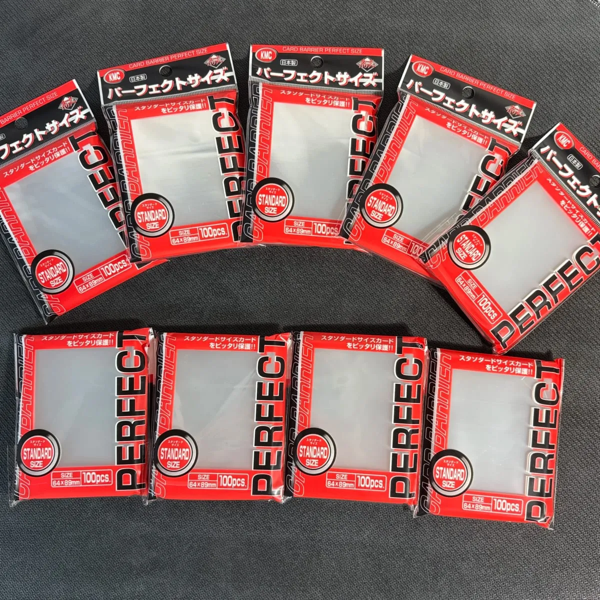 64x89mm 100PCS Transparent KMC Card Sleeves Trading Card Sleeve Barrier Board Game Cards Outer Protector for MTG/YGO — image 2