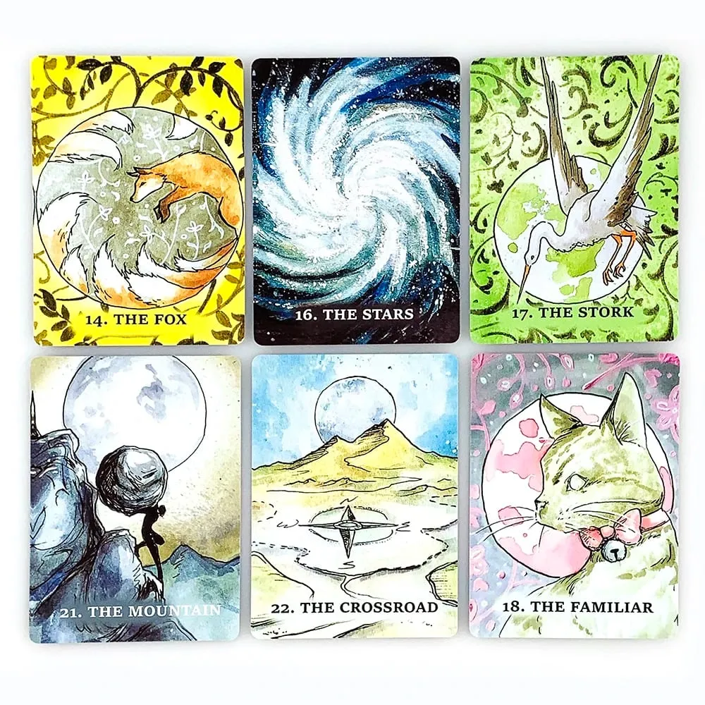 8.8*6.3cm The Paper Oracle Cards 43 Pcs Cards Divination Deck Cards Game English Vision Edition Board Playing Game For Party — image 4