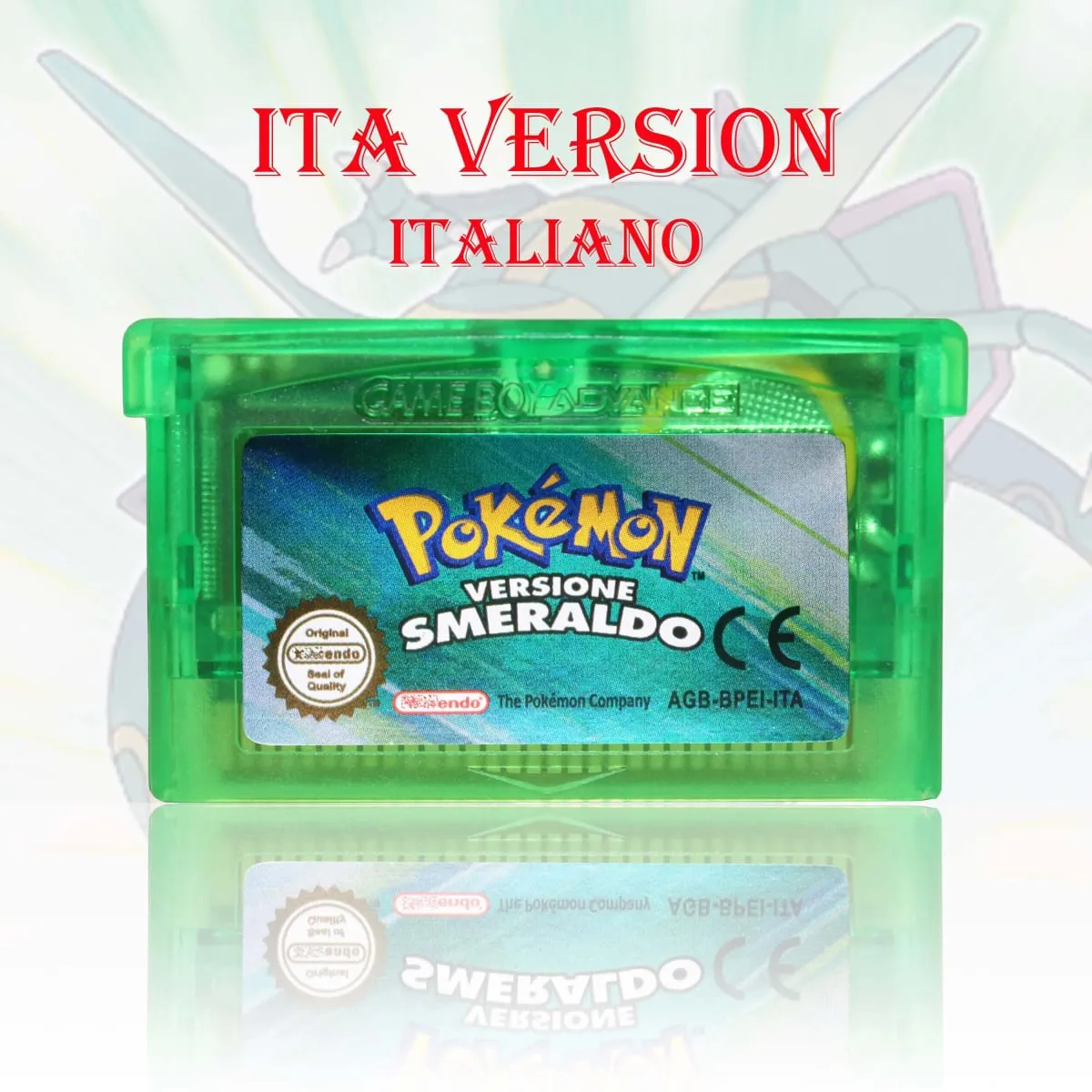 GBA/GBC ITA Version Pokemon Rubino/Zaffiro/Smeraldo/Cristallo/Verde Game Cartridge Video Game Card High Quality with Battery — image 6