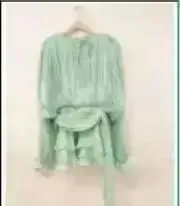 2026 Nieuwe Zomer Mode Vrouwen Kleding Ronde Hals Lantaarn Mouwen Satijnen Korte Jurk Met Shorts Onder Twee Delige Set — image 11