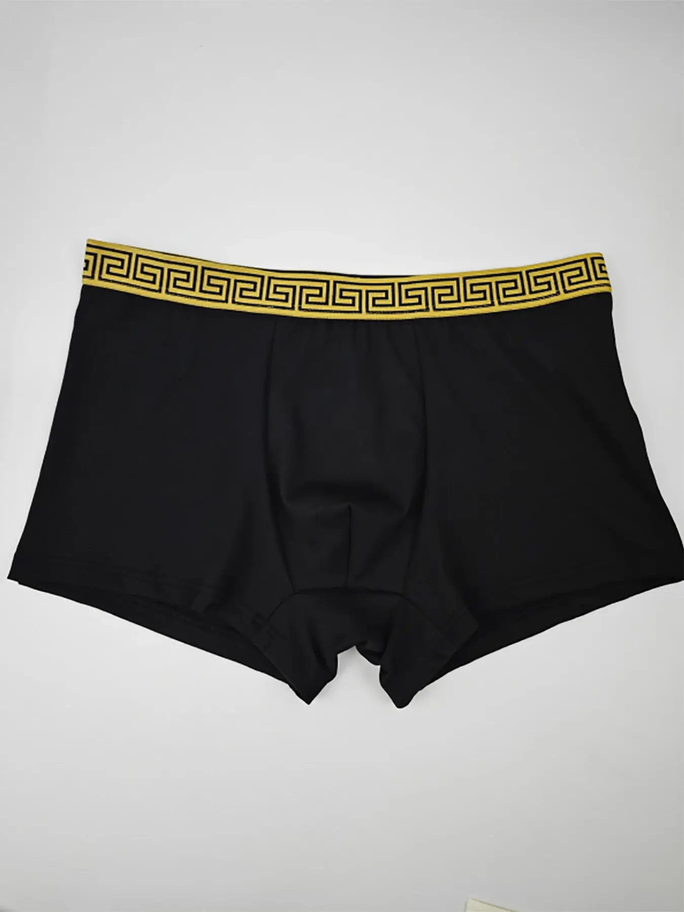 4PCS Trendy Men's Light Luxury Underwear: Four Color Combinations, Comfortable, Elastic and Unique Belt Design Men's Underwear — image 3