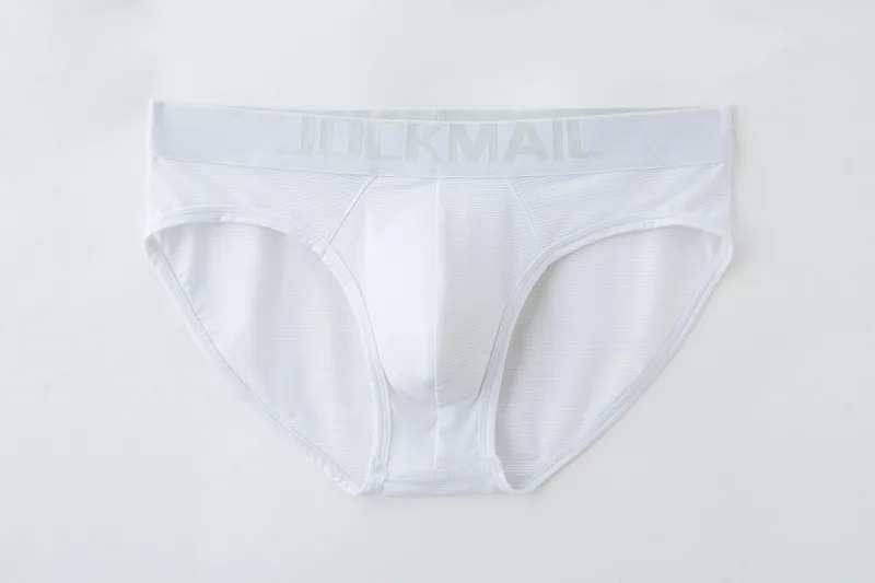 Men Underwear Brief Sexy Low-rise Striped Bikini Athletic Supporters Underpants Sleepwear Nylon Quick Dry Breathable — image 25