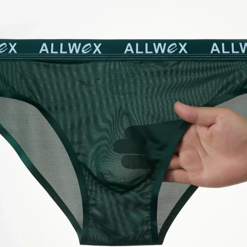 Ice Silk Seamless Briefs for Men Sexy Smooth Underwear 3D Pouch Underpants Comfortable Lingerie Panties Male Low Rise Knickers — image 20