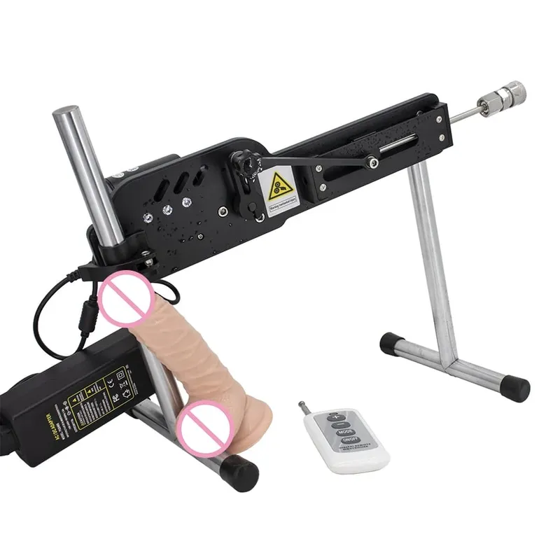 App-Controlled Mute High-Power 70W Dildo Sex Machine with Vac-u-Lock Dildo Attachments And Pumping Gun Adult Toy