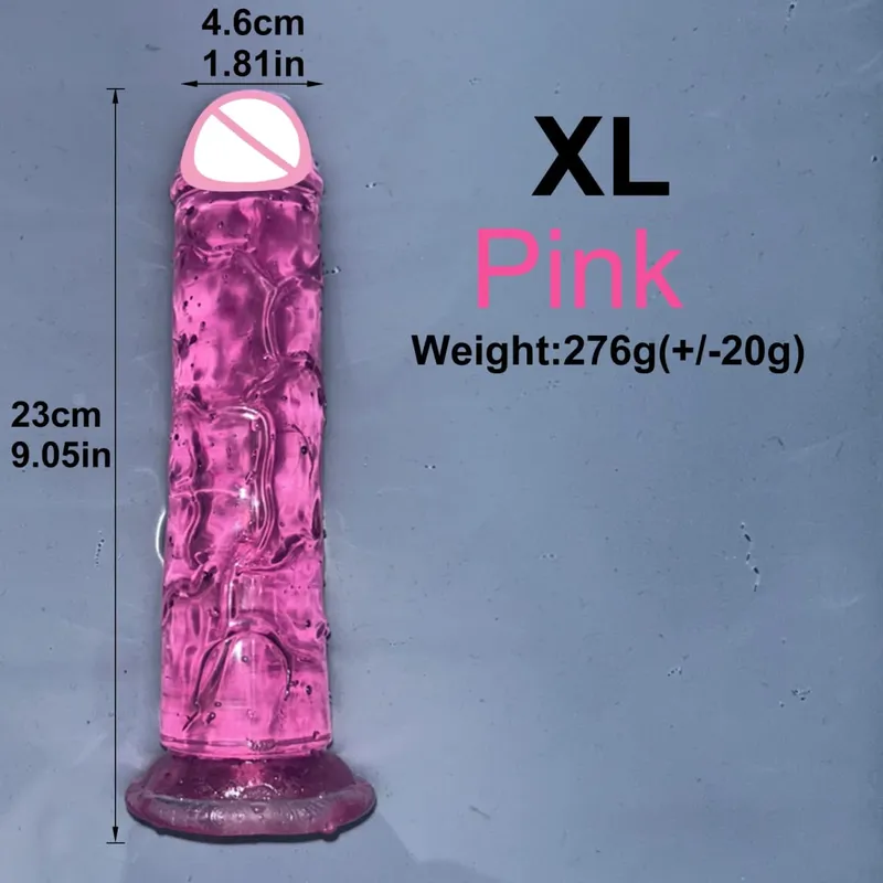 廉價 5 色小型透明假陽具吸盤果凍迪克女式色情肛交玩具柔軟陰蒂陰道自慰器陰莖 — image 21