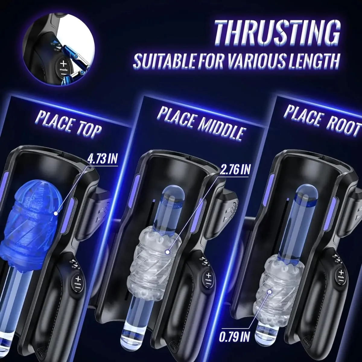 Leten THRUSTING-PRO Thrusting High Speed Male Masturbator Machine Automatic Telescopic Vagina Masturbation Cup Sex Toy For Men — image 3