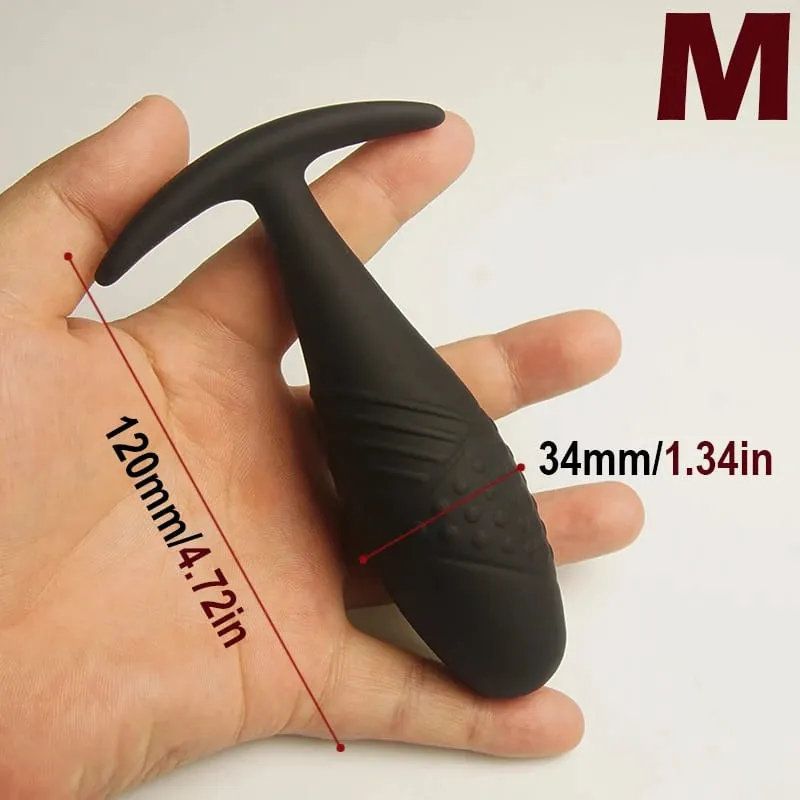 Silikon-Anus-Buttplugs mit konischer Basis für Komfort, strukturiertes Analsex-Spielzeug, Trainer-Training, Analplug, Buttplug, Butplug — image 8