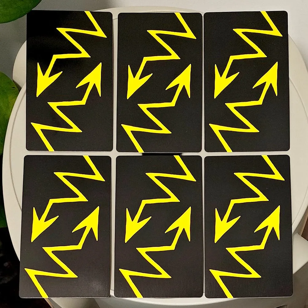 Bộ bài Tarot Takeover Tower 12*7cm trong hộp cứng cáp Bộ bài Tarot 79 lá độc đáo để chuyển đổi & giải phóng Hai mặt nổi — image 5