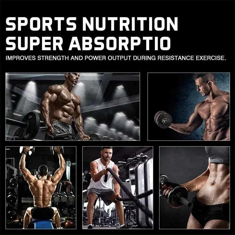 Creatine Monohydrate - 5000 Mg Per Serving Pre-workout Creatine To Help Build Muscle Enhance Energy and PerformanceSupplements