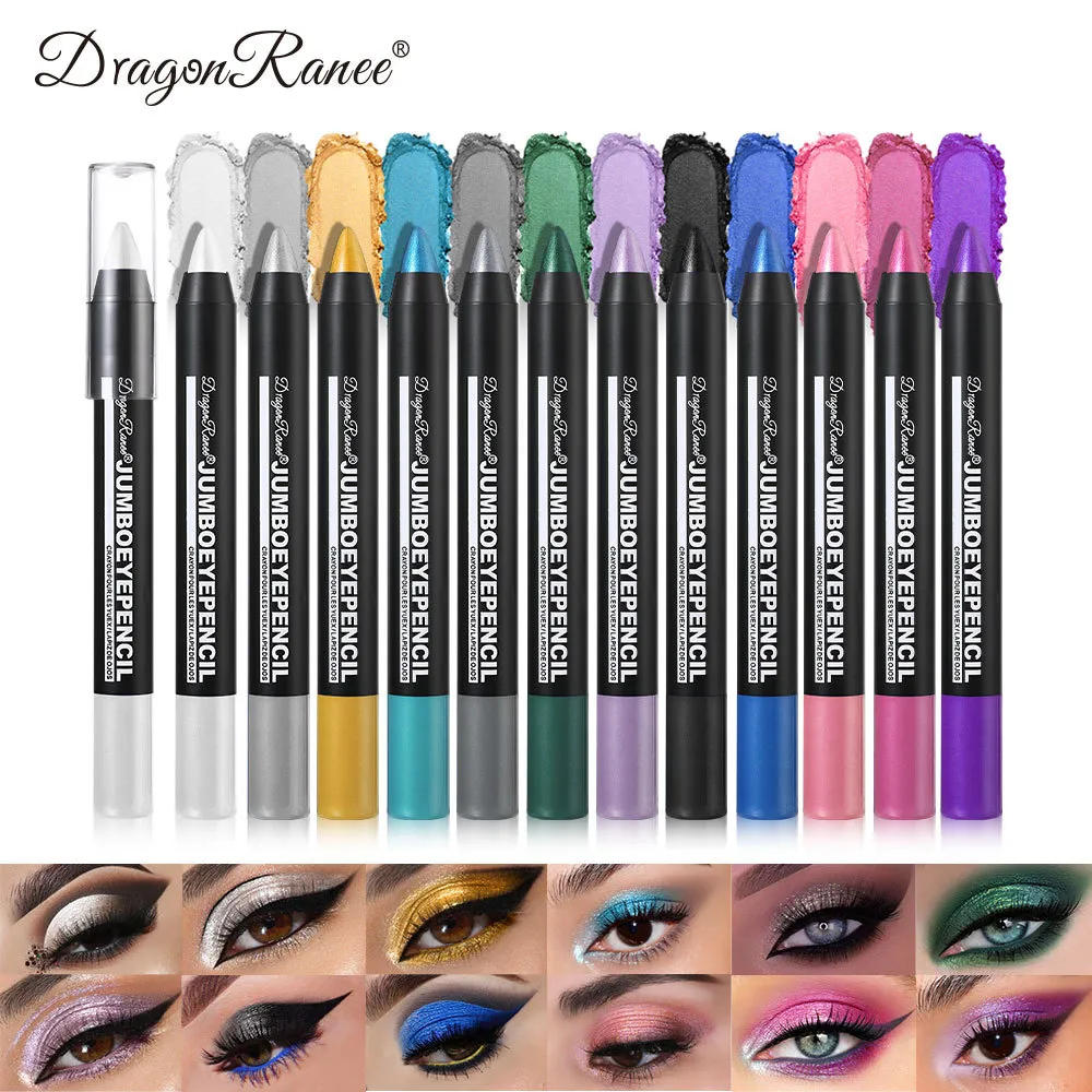 Eyeshadow Stick Pearlescent Fine Shimmer Delicate Eye Modification Eyeshadow Pen Highlight Brightening Contouring Eyes Cosmetics — image 2