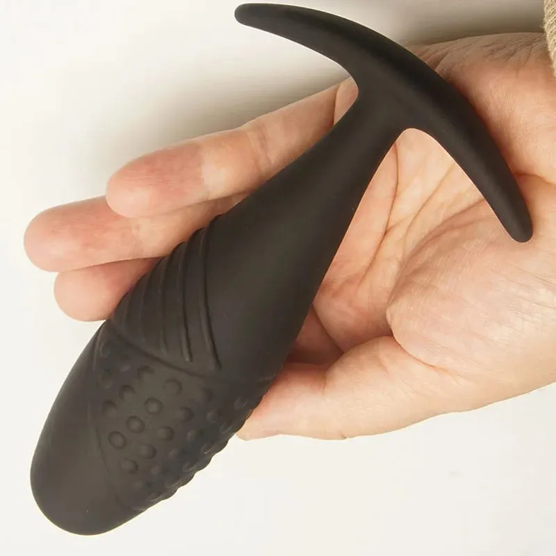 Silikon-Anus-Buttplugs mit konischer Basis für Komfort, strukturiertes Analsex-Spielzeug, Trainer-Training, Analplug, Buttplug, Butplug — image 5